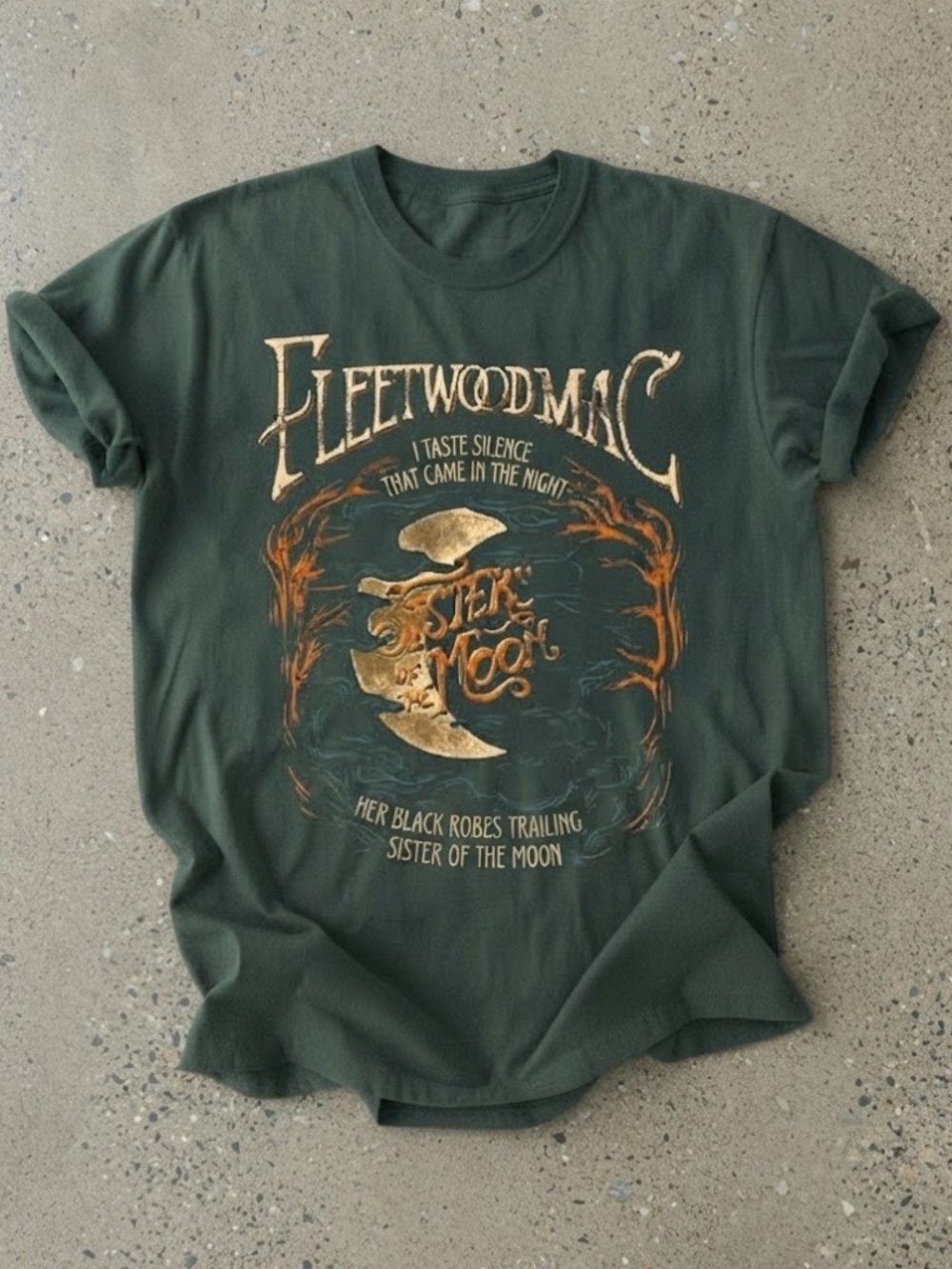 Fleetwood Mac Celestial Sister Of The Moon Art Gildan T-Shirt